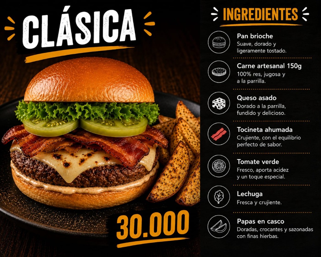 Menú La Mezcla